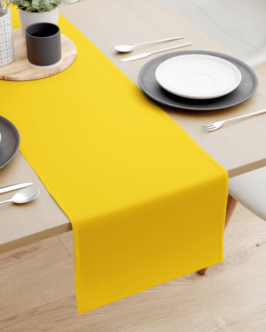 Bieżnik na stół Loneta - żółty