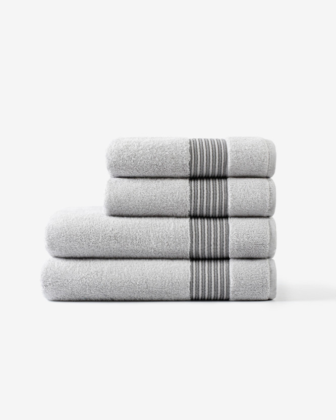 Ręcznik frotte Mikro Exklusiv - jasnoszary