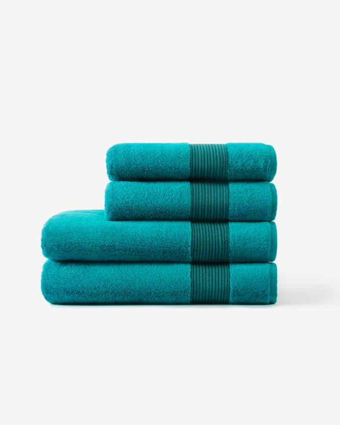 Ręcznik frotte Mikro Exklusiv - lazurowy