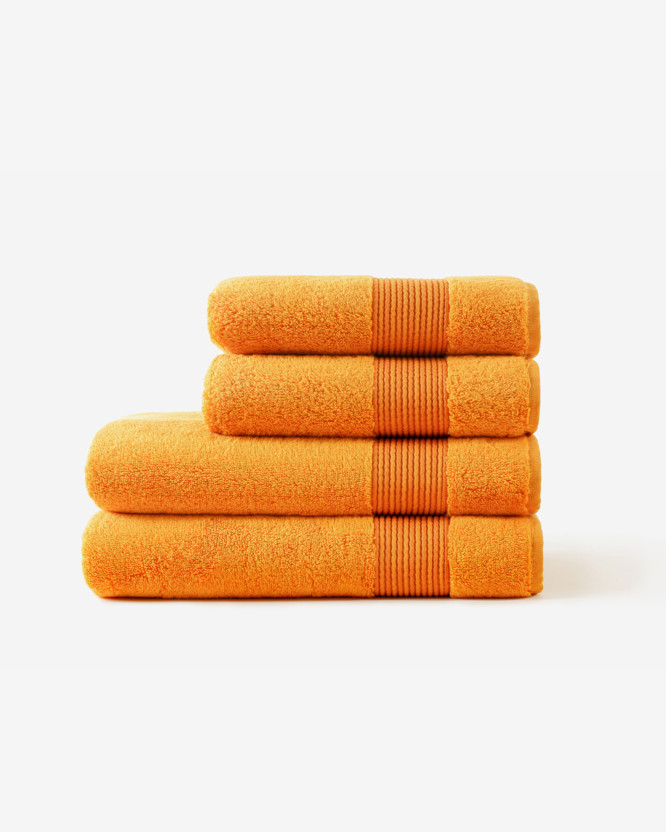 Ręcznik frotte Mikro Exklusiv - pomarańczowy